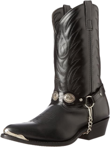 Laredo Mens Tallahassee Pointed Toe Dress Boots Mid Calf Black